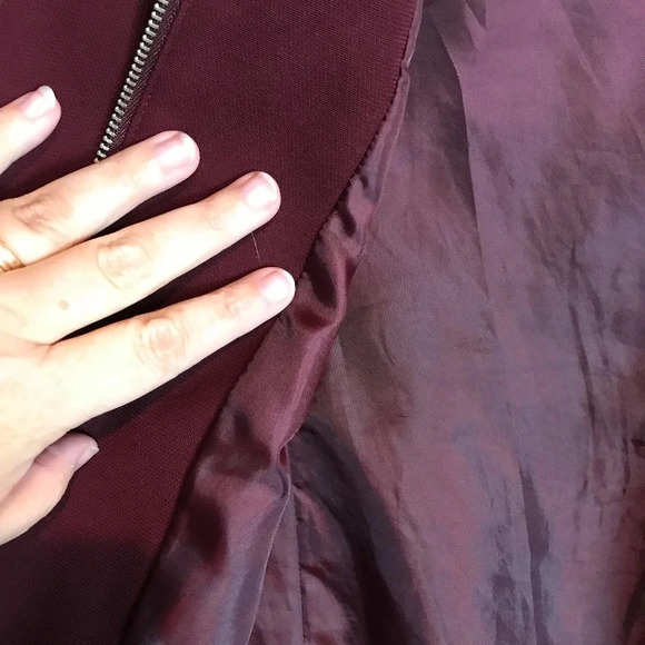 Norton McNaughton Maroon Zip Blazer 18 - Picture 3 of 4